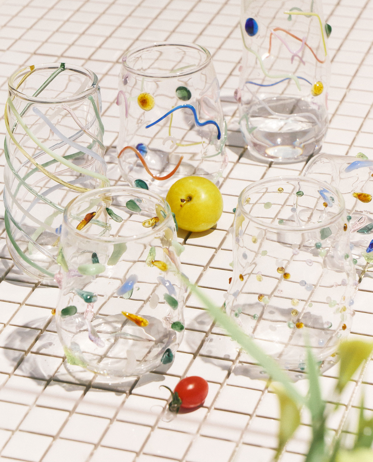 Sugar Coated Confetti Handmade Glass-Letifly Lights and Decor