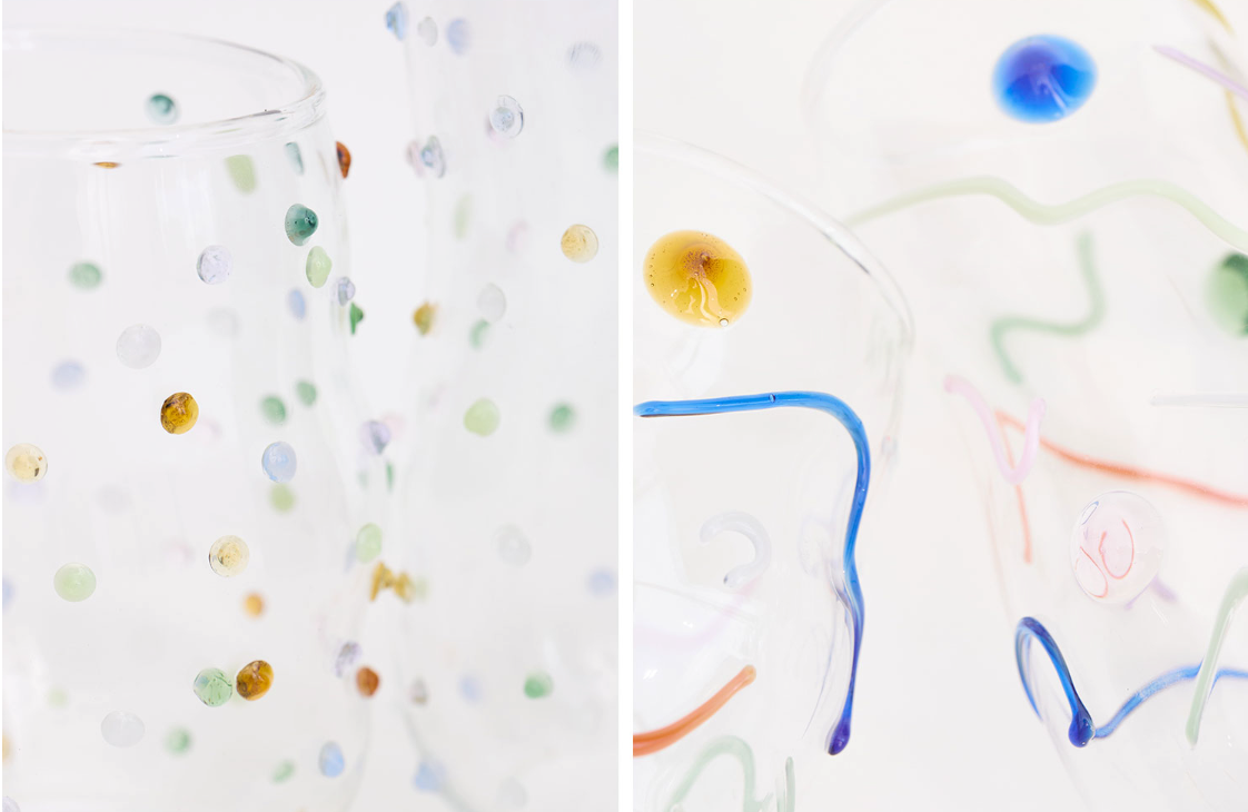 Sugar Coated Confetti Handmade Glass-Letifly Lights and Decor