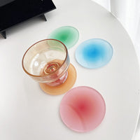 Sunset Frosted Acrylic Coasters-Letifly Lights and Decor