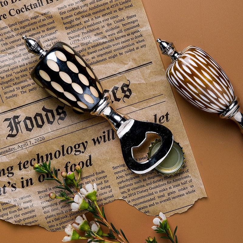 Tango Carved Wood Bottle Opener