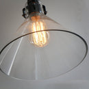 Tao Clear Glass Hanging LED Pendant Light-Letifly Lights and Decor