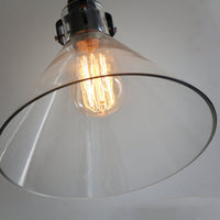 Tao Clear Glass Hanging LED Pendant Light-Letifly Lights and Decor