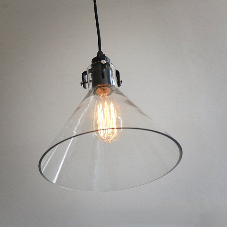 Tao Clear Glass Hanging LED Pendant Light-Letifly Lights and Decor