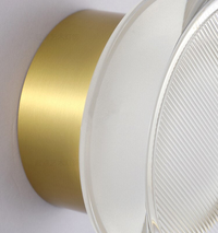 Tap Textured Glass & Metal Wall Lamp-Letifly Lights and Decor