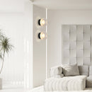 LED Wall Lamp Glass and Aluminum Light Plexy glass designer wall lamp modern