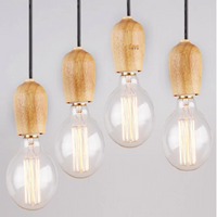 Wooden Retro Pendant Lamp 