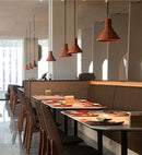 LED Industrial Style Cement Orange Hanging Light 