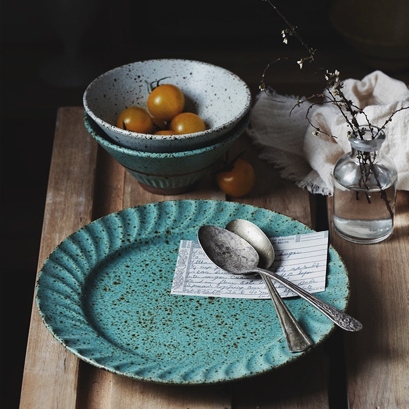 Texture Speckled Plate-Letifly Lights and Decor