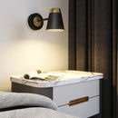 Luxury LED Warm White Light Color in Black and Golden Wall Lamp 