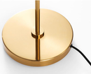 Three Bulb Dynamic Floor Lamp in Brass-Letifly Lights and Decor