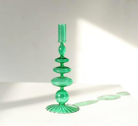 Trampoline Glass Candle Holders - Archive Deals-Letifly Lights and Decor