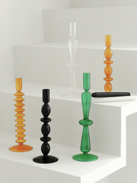 Trampoline Glass Candle Holders - Archive Deals-Letifly Lights and Decor