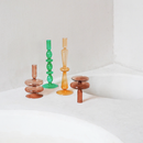 Trampoline Glass Candle Holders - Archive Deals-Letifly Lights and Decor
