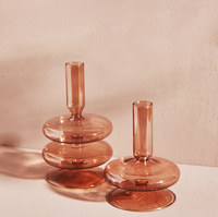 Trampoline Glass Candle Holders - Archive Deals-Letifly Lights and Decor