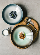 Gradient Stoneware Porcelain Organic Japanese Ceramic Dinnerware for Salad and Soup Bowl