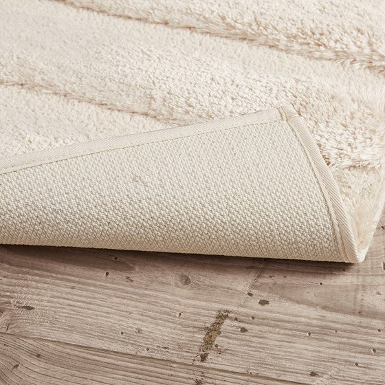 Tufted Pearl Channel Rug-Letifly Lights and Decor
