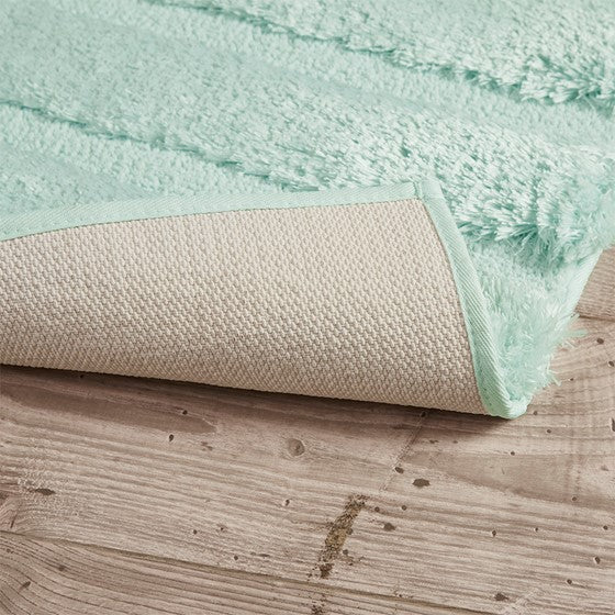 Tufted Pearl Channel Rug-Letifly Lights and Decor