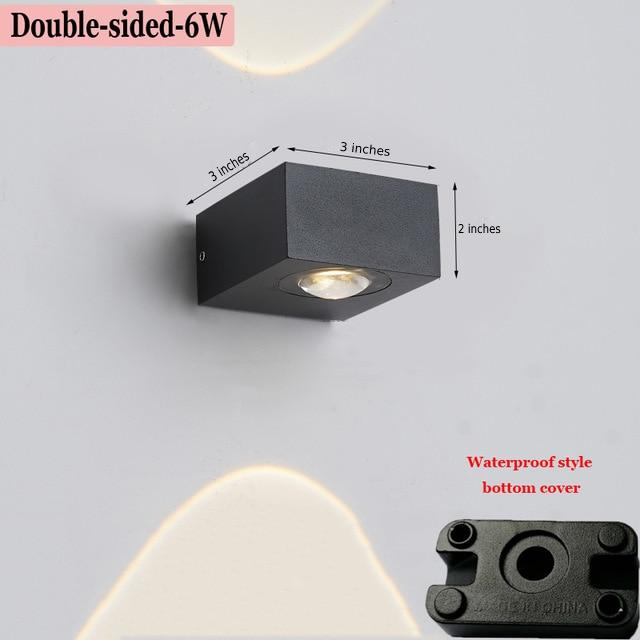 UFO Black Box Waterproof Wall Lamp-Letifly Lights and Decor