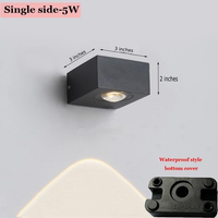 UFO Black Box Waterproof Wall Lamp-Letifly Lights and Decor