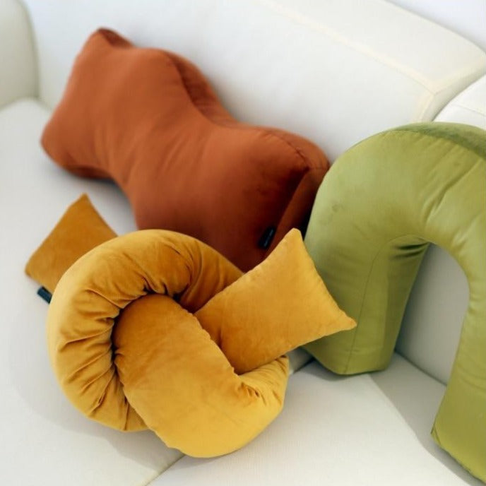 Velvety Retro Shapes Pillow-Letifly Lights and Decor