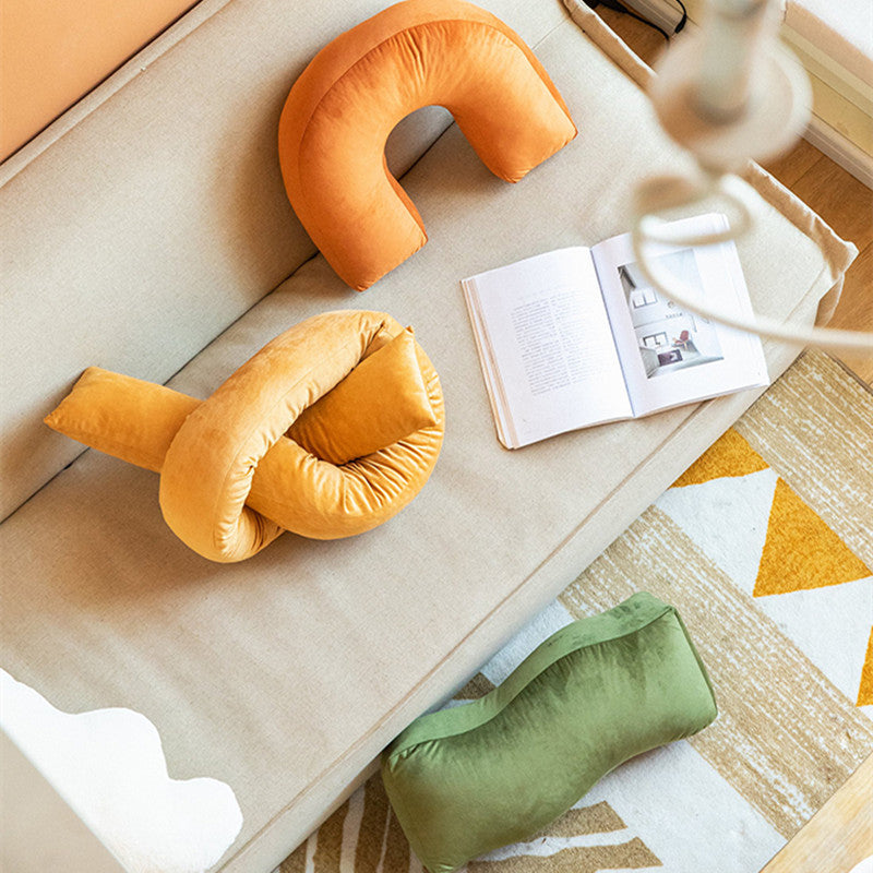 Velvety Retro Shapes Pillow-Letifly Lights and Decor