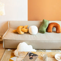 Velvety Retro Shapes Pillow-Letifly Lights and Decor