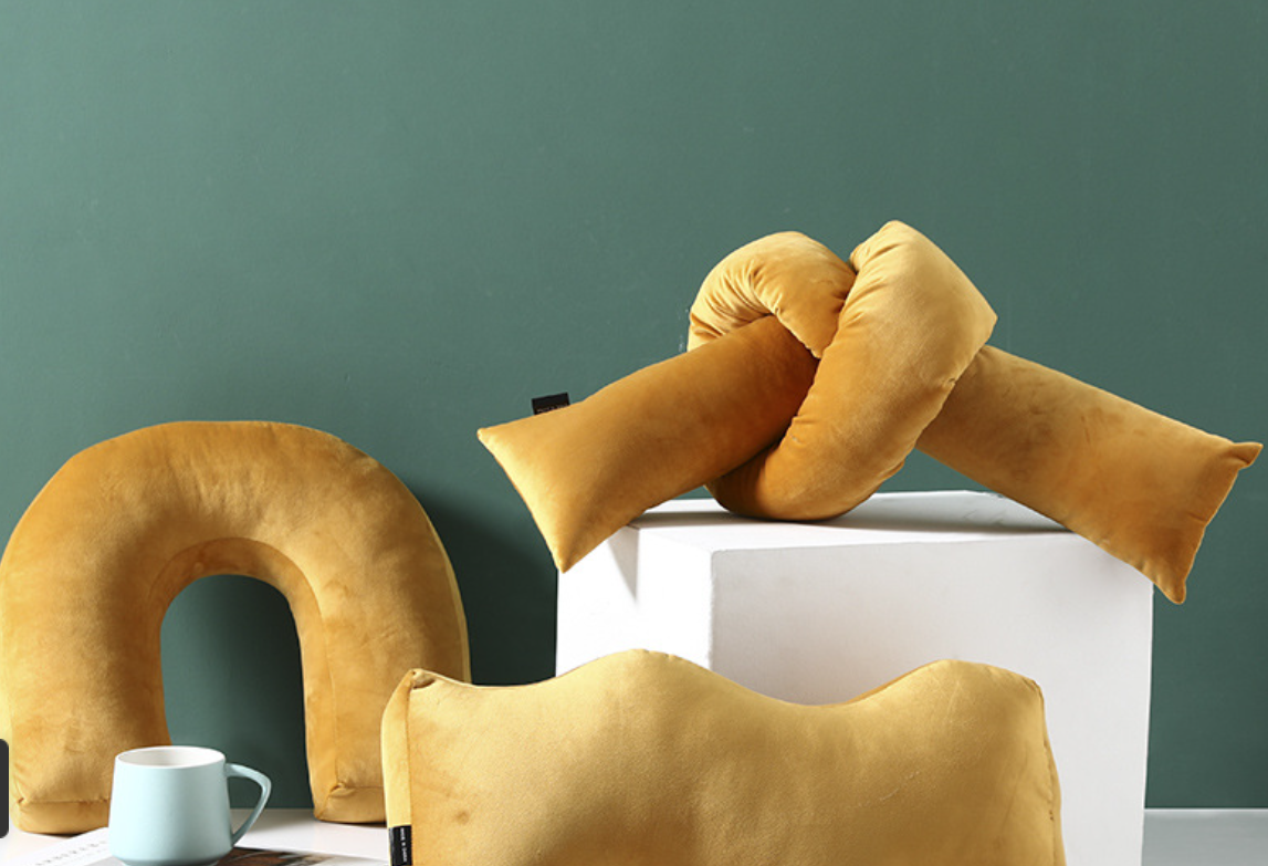 Velvety Retro Shapes Pillow-Letifly Lights and Decor
