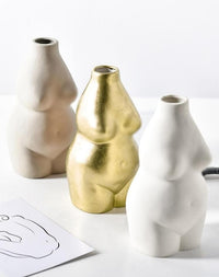 Venus Ceramic Porcelain Flower Vase Statue Ornament