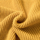 rectangle plaid knitted blanket with tassel