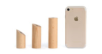 Rounded natural wood wall hanger