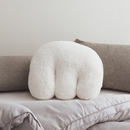 Letter Wavy Shape Plush Texture Multipurpose Pillows