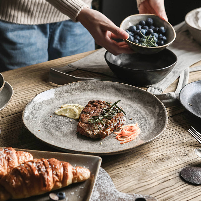 Japanese Ceramic Dinner Plate in Tableware Porcelain Platex