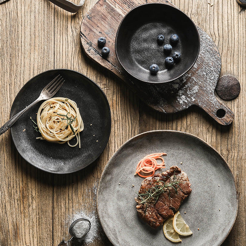 Japanese Ceramic Dinner Plate in Tableware Porcelain Platex