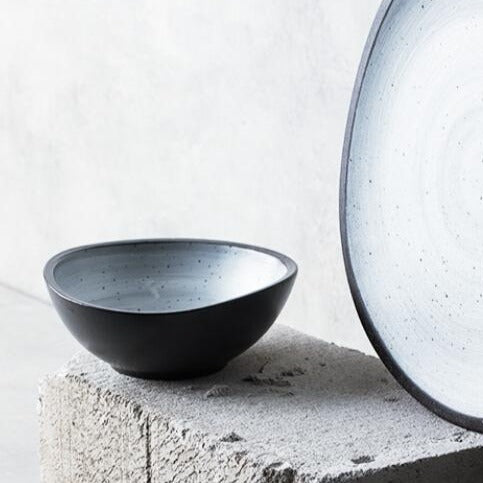 Whipped Pebble Bowl & Platter Set-Letifly Lights and Decor