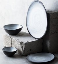 Whipped Pebble Bowl & Platter Set-Letifly Lights and Decor