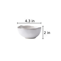 White & Blue Shell Porcelain Plates & Bowls-Letifly Lights and Decor