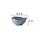 White & Blue Shell Porcelain Plates & Bowls-Letifly Lights and Decor