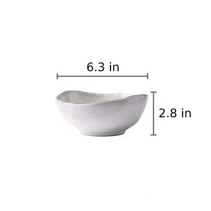 White & Blue Shell Porcelain Plates & Bowls-Letifly Lights and Decor