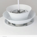 White Aluminum Minimalist Ceiling Lamps 