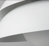 White Aluminum Minimalist Ceiling Lamps 