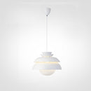 White Aluminum Minimalist Ceiling Lamps 