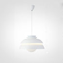 White Aluminum Minimalist Ceiling Lamps 