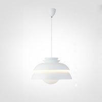 White Aluminum Minimalist Ceiling Lamps 