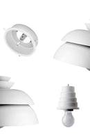 White Aluminum Minimalist Ceiling Lamps 