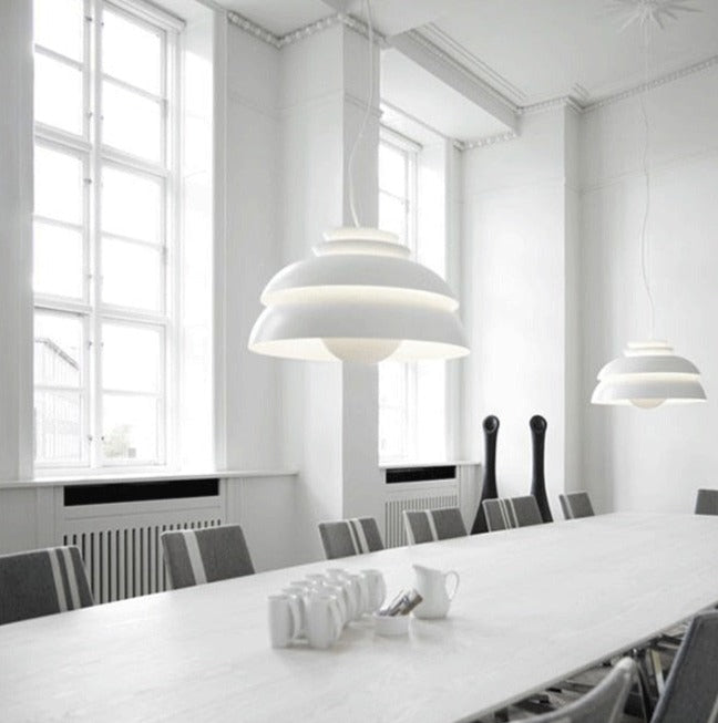White Space LED Pendant Light-Letifly Lights and Decor