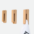 Wooden Towel Hook Holder for Storage Hanger Rack for Home Organizer