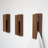 Wooden Towel Hook Holder for Storage Hanger Rack for Home Organizer