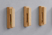 Wooden Towel Hook Holder for Storage Hanger Rack for Home Organizer
