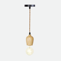 Wood Vintage Pendant Lamp
