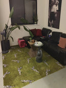 Zebra Pattern Rug